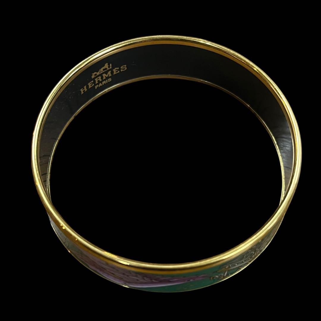 HERMES バングル GM エマイユ 七宝焼 エルメス ブレスレット