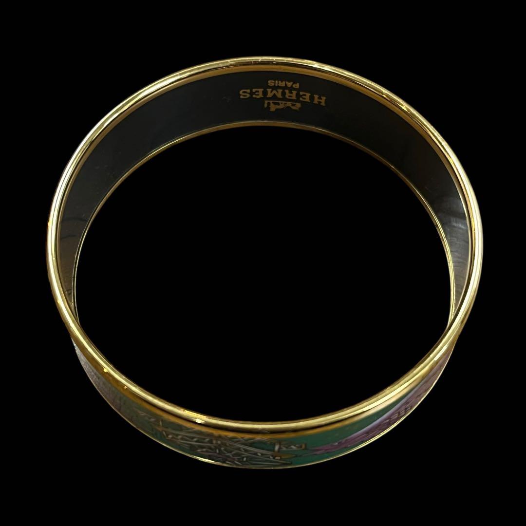 HERMES バングル GM エマイユ 七宝焼 エルメス ブレスレット