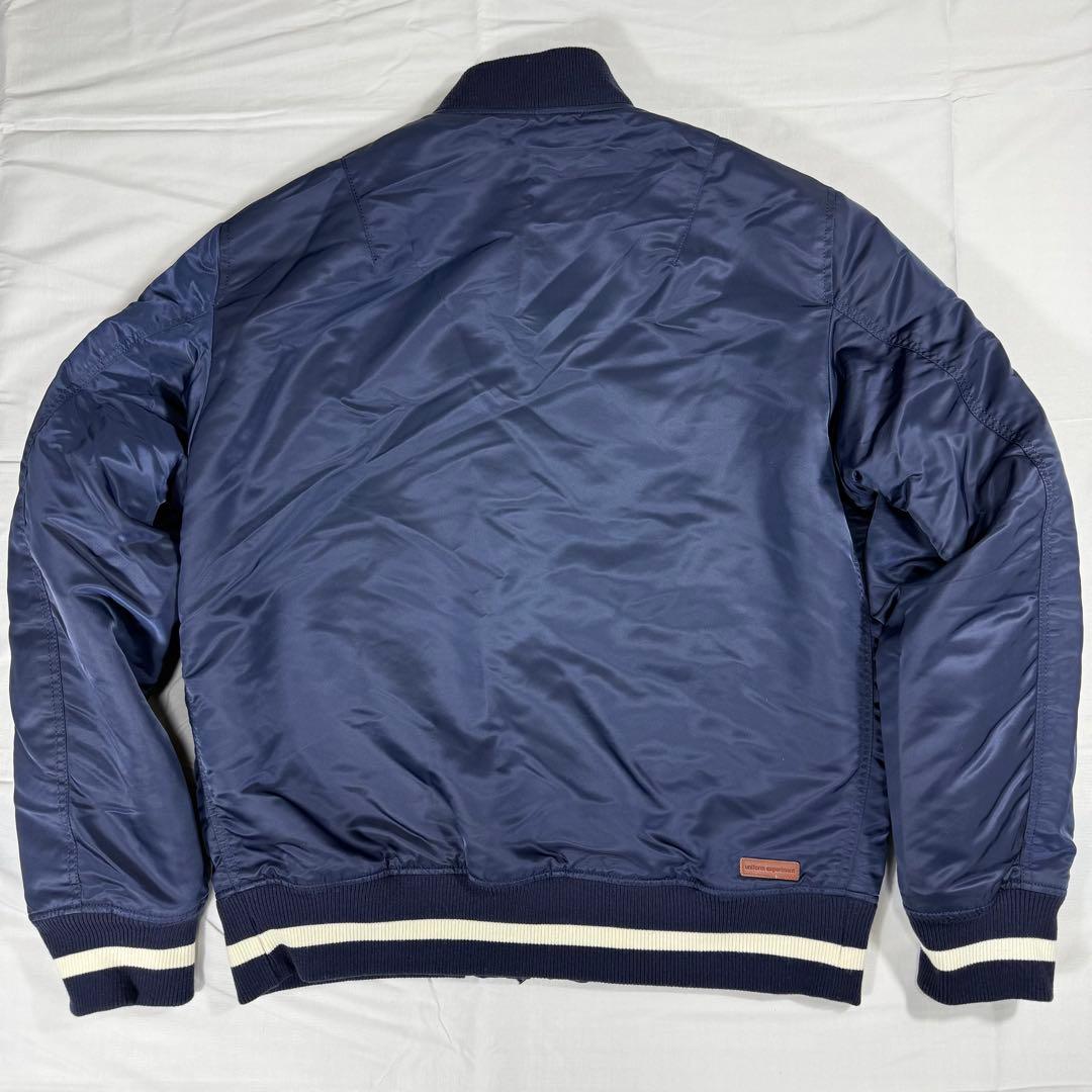 【美品】uniform experiment MA-1 フライトジャケット L
