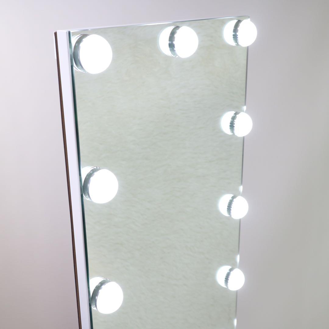 フッツェ ハリウッドスタイルミラー フランフラン 鏡 女優ミラー 全身鏡 姿見