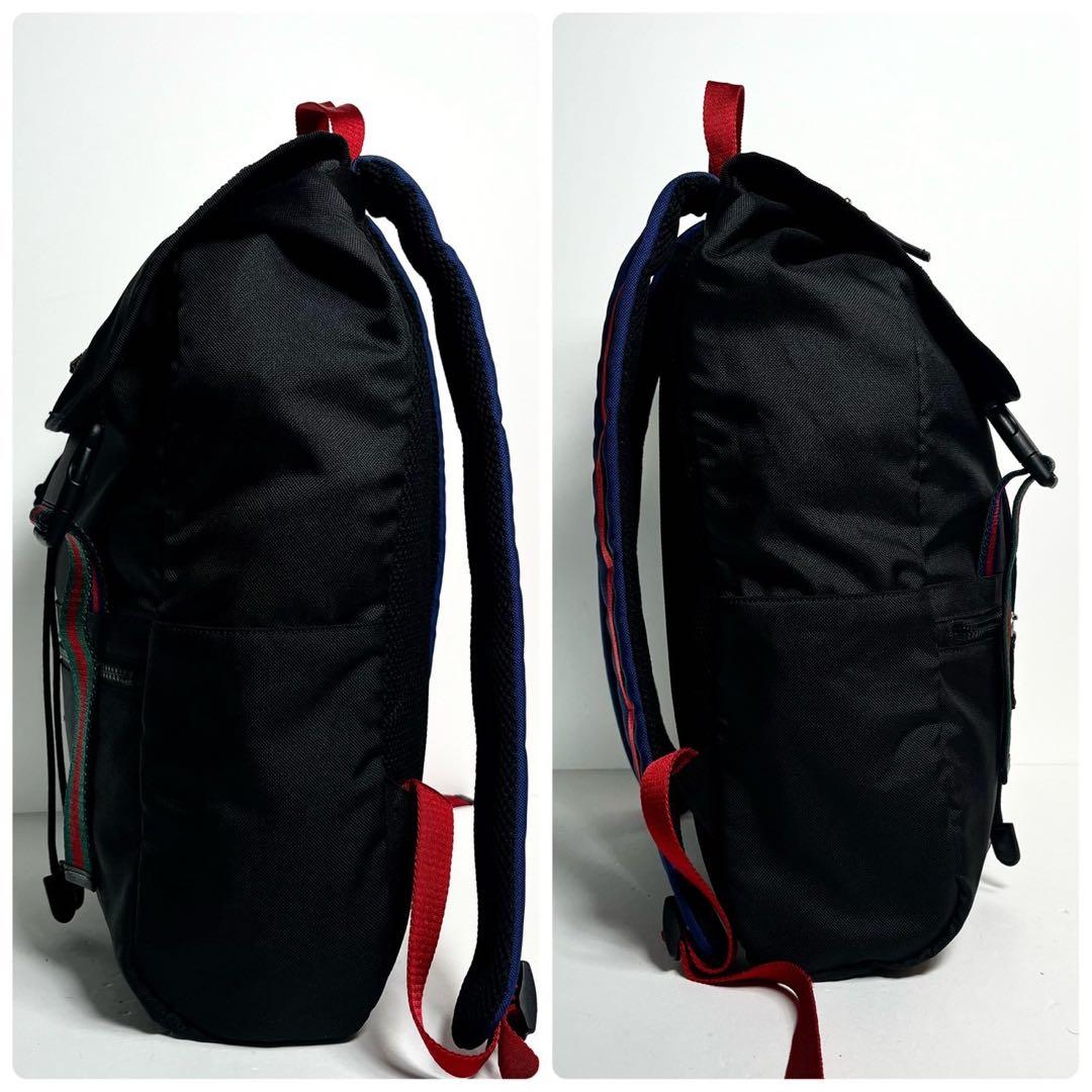 【新品同様・付属品付き✨】グッチ シェリーライン タイガーヘッド バックパック