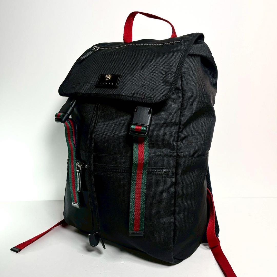 【新品同様・付属品付き✨】グッチ シェリーライン タイガーヘッド バックパック