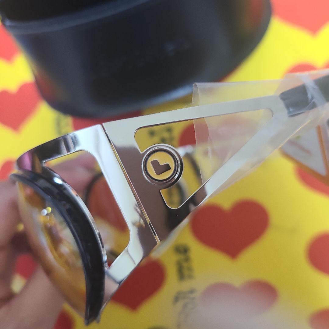 LEMONED ラウンド型サングラス イエロー