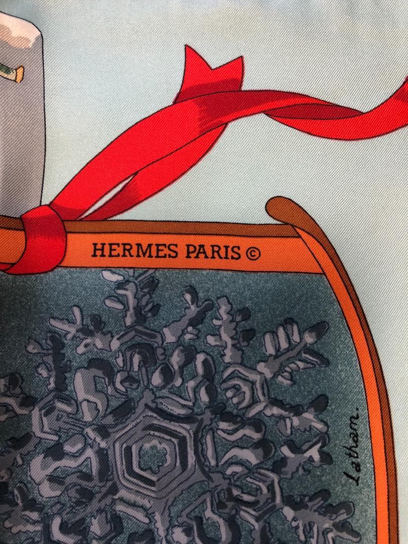 エルメス大判スカーフ　去年の雪