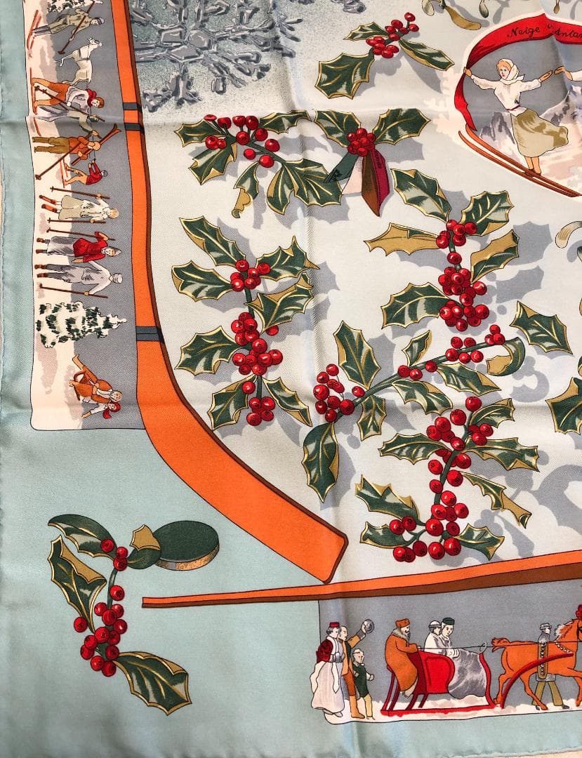 エルメス大判スカーフ　去年の雪