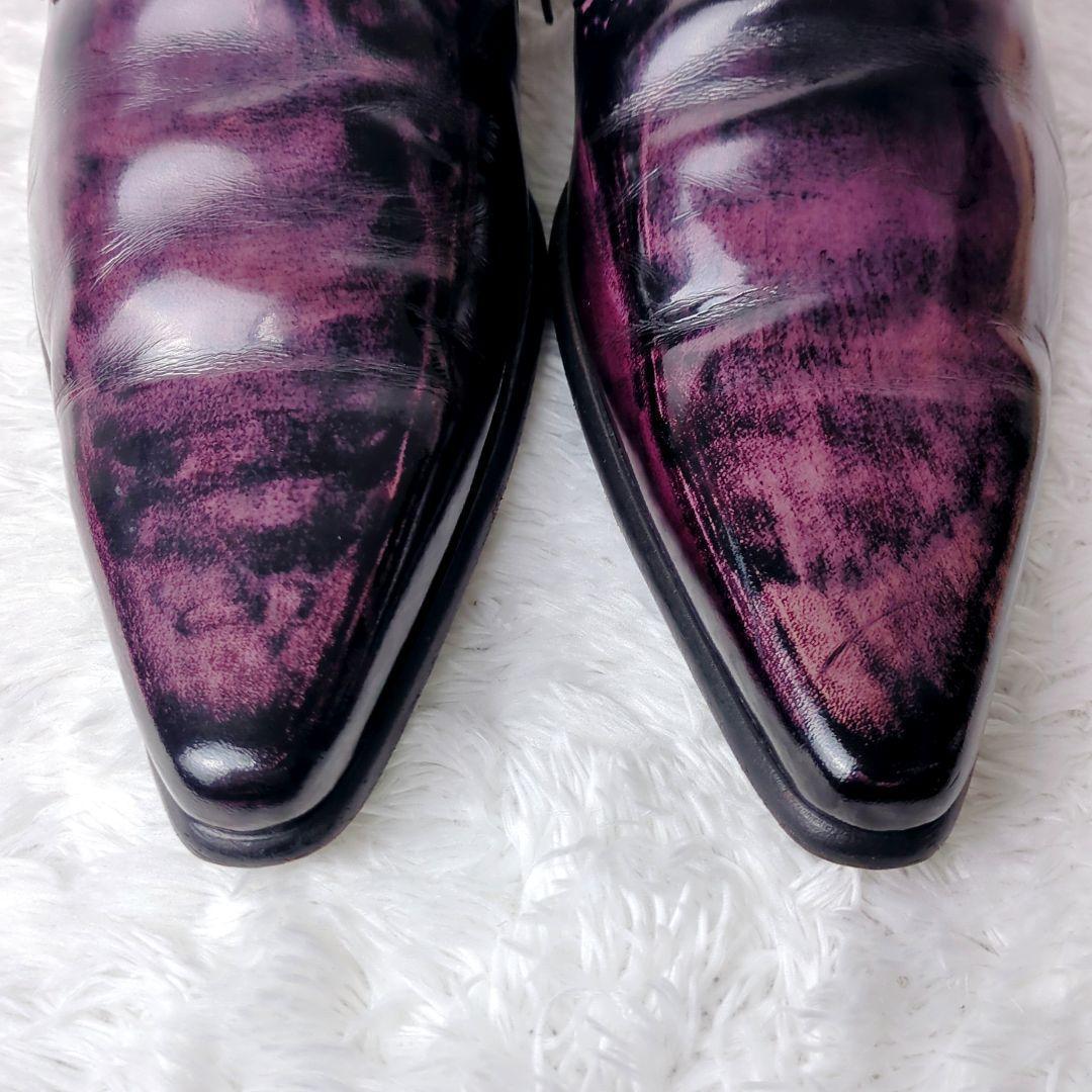 DOLCE&GABBANA ドルチェアンドガッバーナ ドレスシューズ パープル