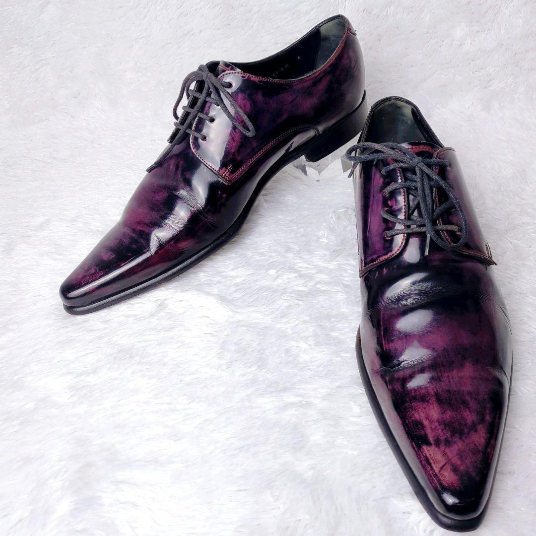 DOLCE&GABBANA ドルチェアンドガッバーナ ドレスシューズ パープル