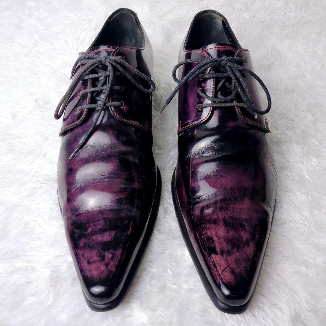 DOLCE&GABBANA ドルチェアンドガッバーナ ドレスシューズ パープル