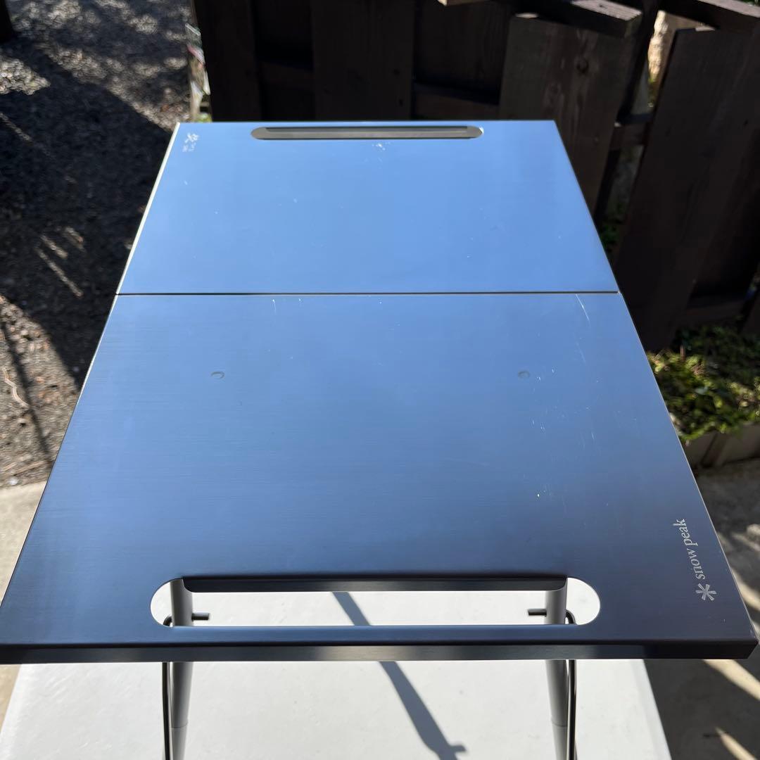 【美品】 peak TAKIBI Myテーブル ステンレストレイ付