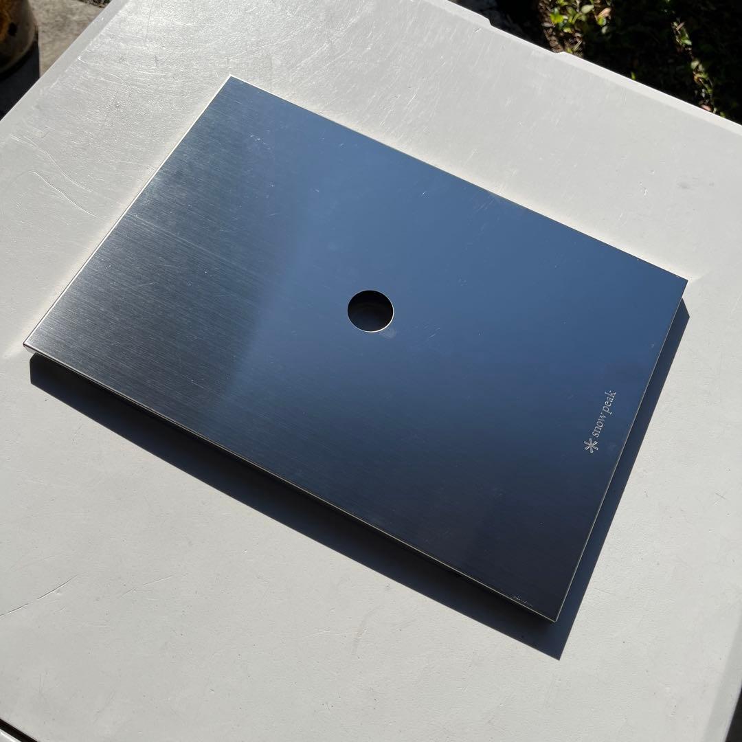 【美品】 peak TAKIBI Myテーブル ステンレストレイ付