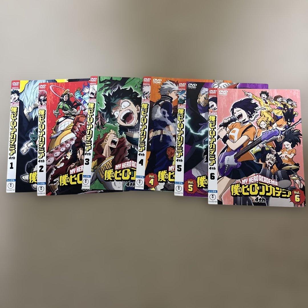 僕のヒーローアカデミアDVD1期〜5期の5まで➕映画２枚