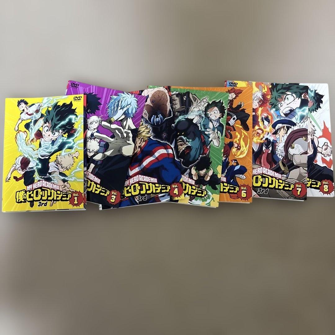 僕のヒーローアカデミアDVD1期〜5期の5まで➕映画２枚