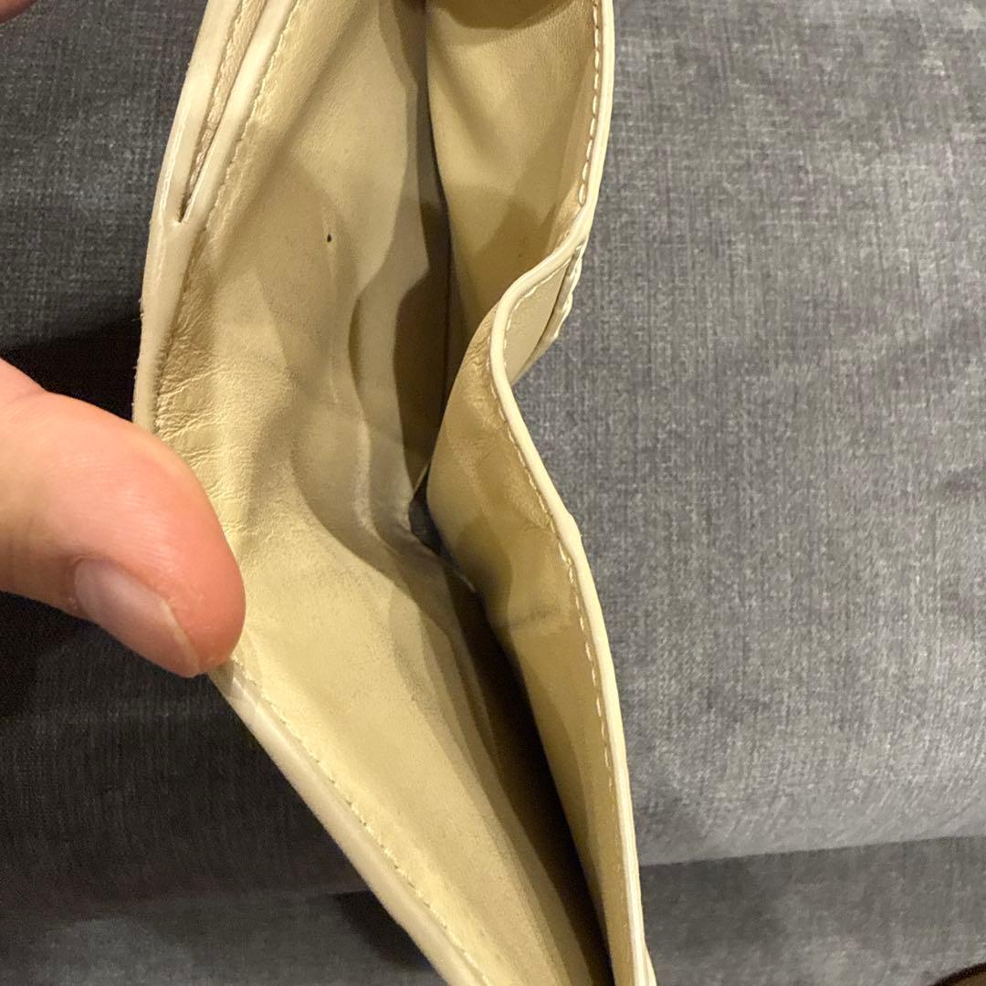 ボッテガヴェネタ マキシイントレチャート レザー 財布 ベージュ