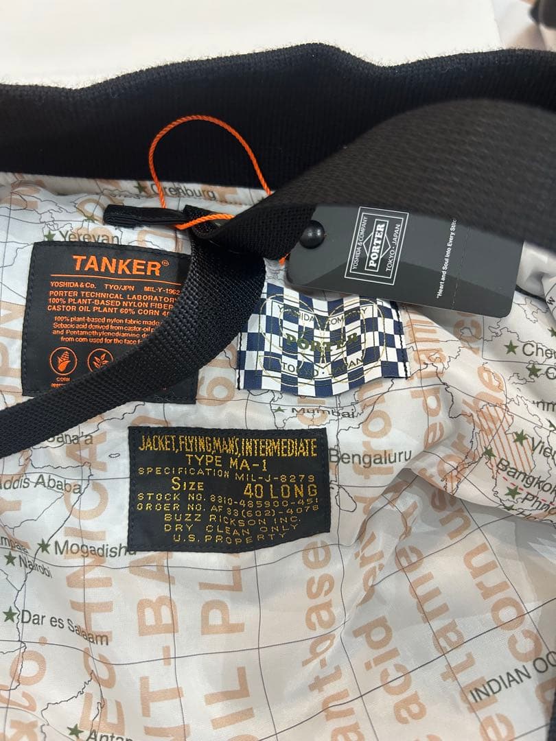 s*9様 即日完売品90周年コラボ　吉田カバン✖️バズリクソンズポーターブラック