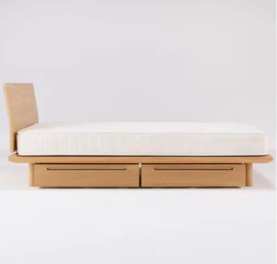 無印 ベッドフレーム下収納大 オーク２個セット