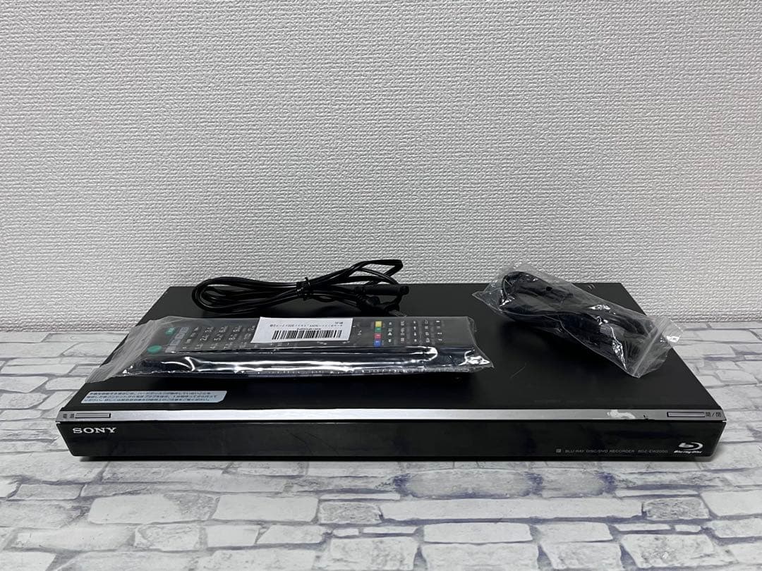 新品リモコン付　2TB 2番組録画　ソニー　BDレコーダー　BDZ-EW2000