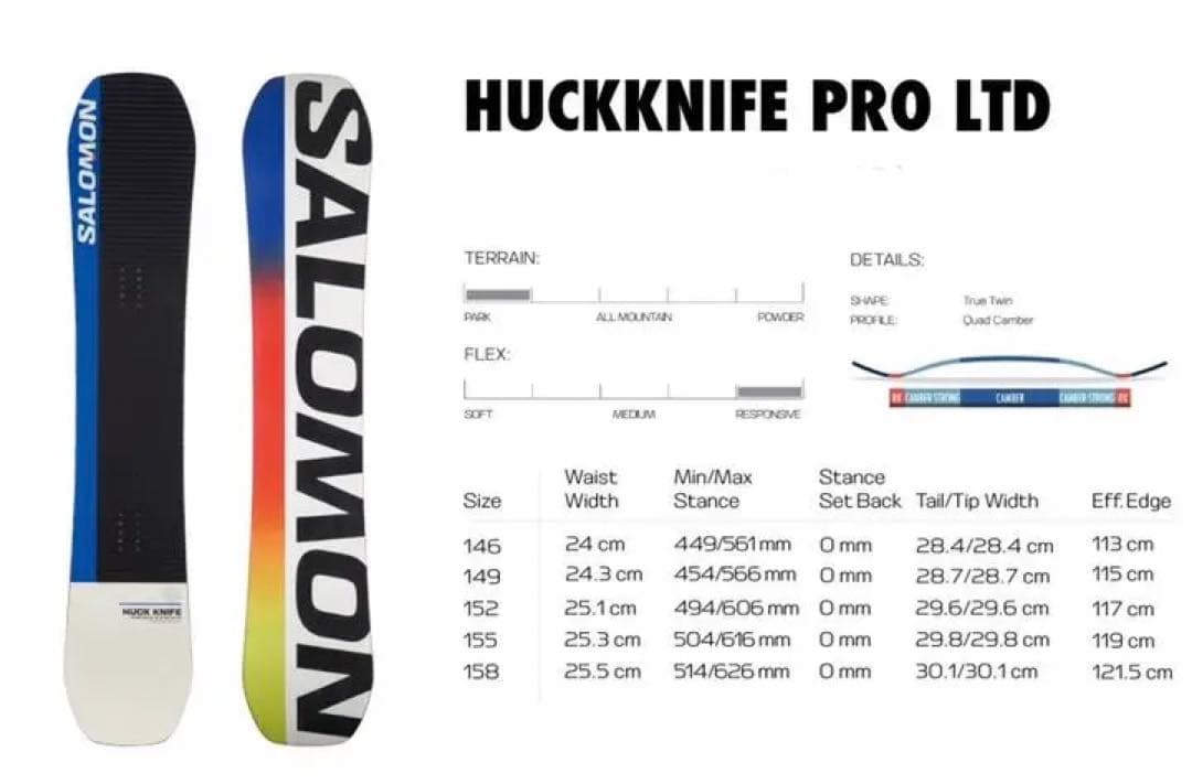 ハックナイフプロ　SALOMON HUCK KNIFE PRO
