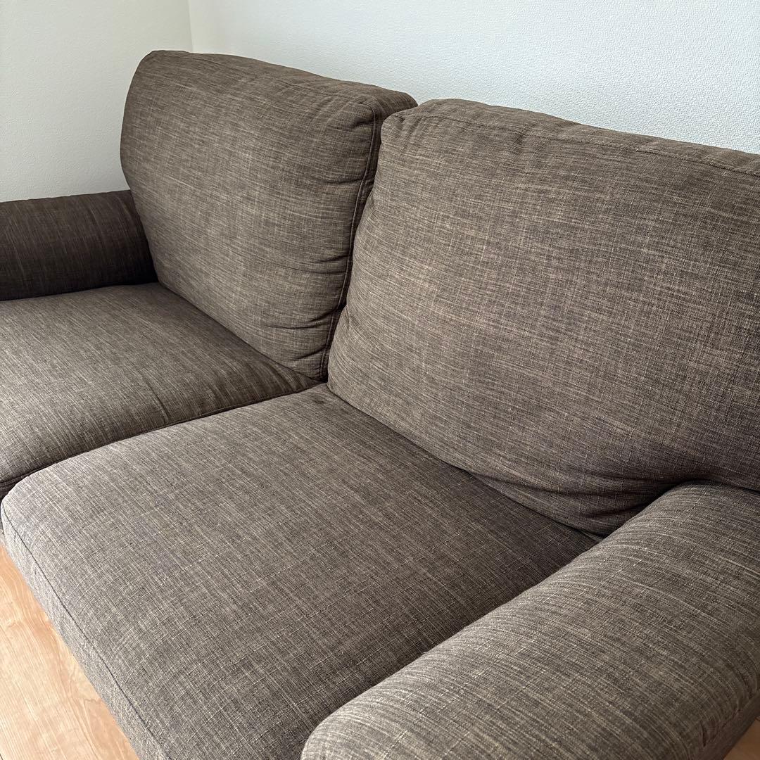 レイコージャパン　3人掛けソファ ブラウン