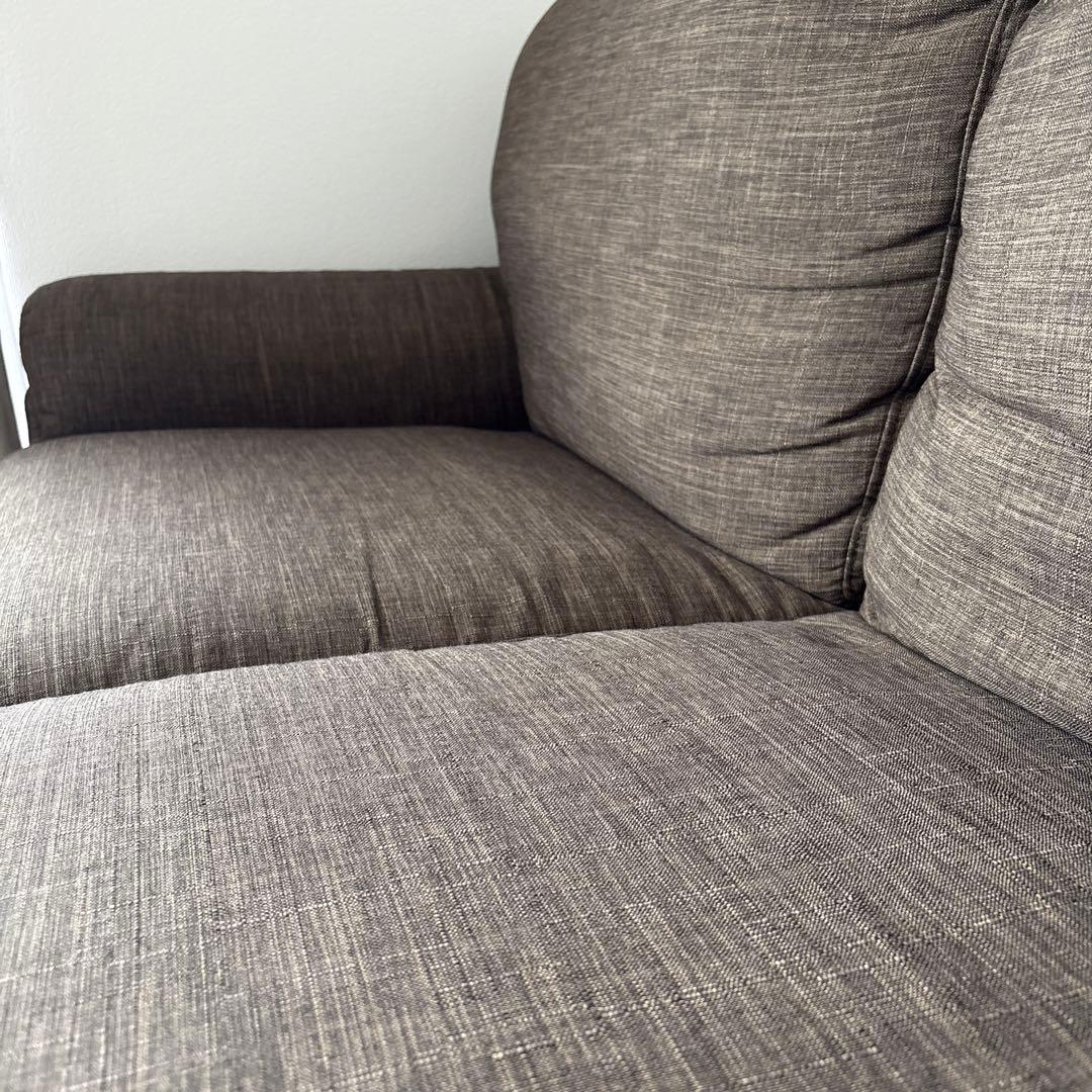 レイコージャパン　3人掛けソファ ブラウン