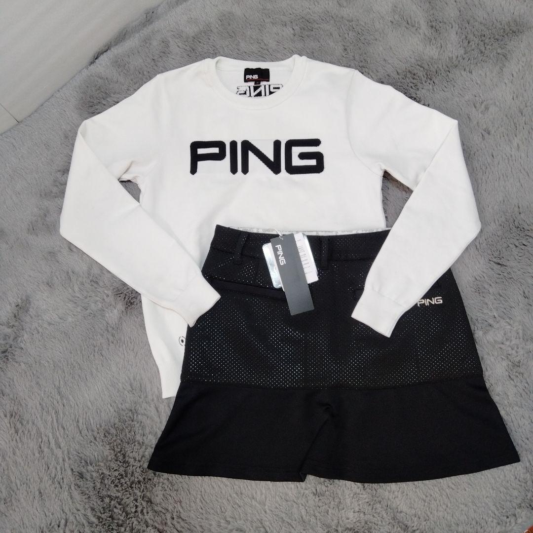新品&中古♡PING ニット/スカート　セット♡S　ゴルフ/スポーツ