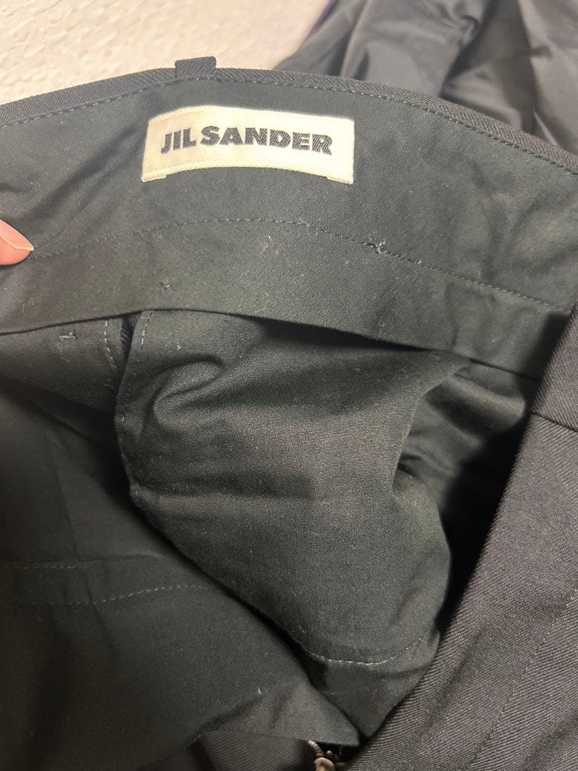 松*造様 JIL SANDER 20SS テーパード スラックス パンツ ブラッ