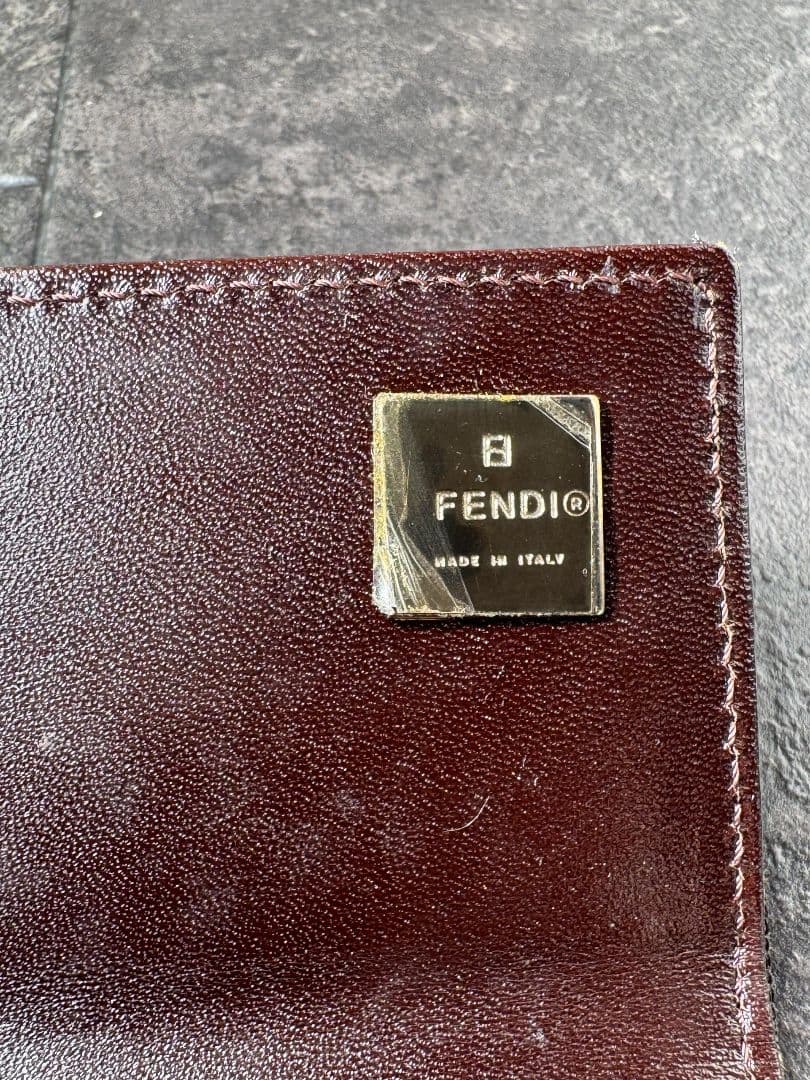 FENDI フェンディ ズッカ柄 長財布 ブラウン 正規品 ヴィンテージ