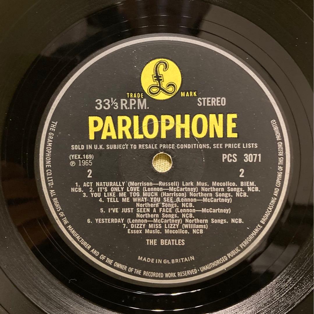 THE BEATLES HELP! UKオリジナル/stereoレコード超初期盤