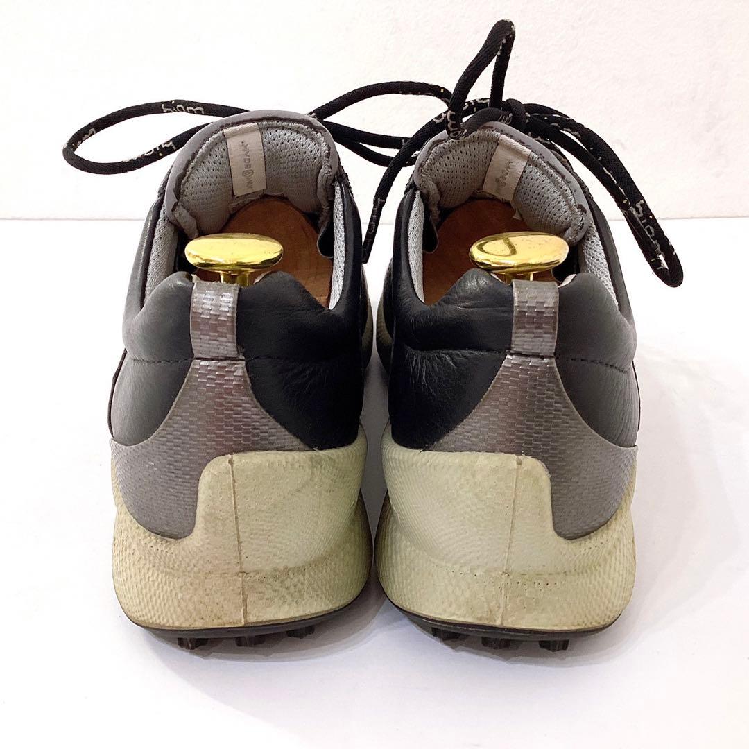 美品✨ECCO エコー ゴルフシューズ　バイオム24cm 黒 レザー