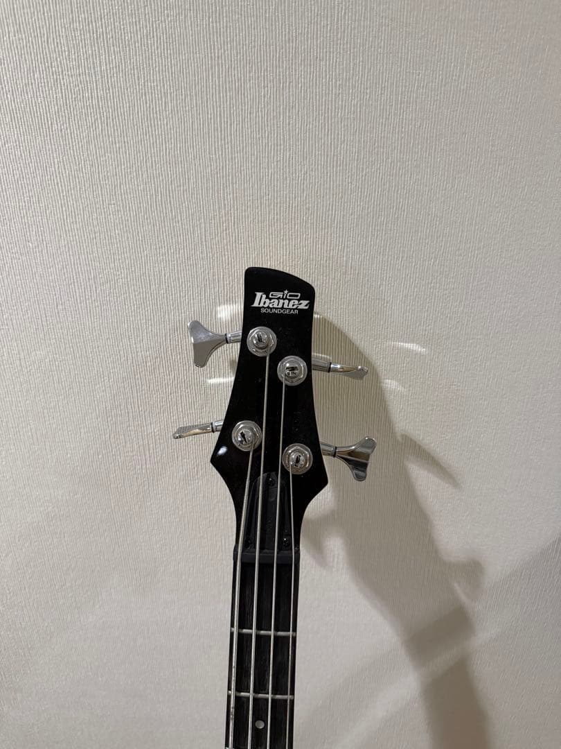 Ibanez エレキベース 青 バッグ付き