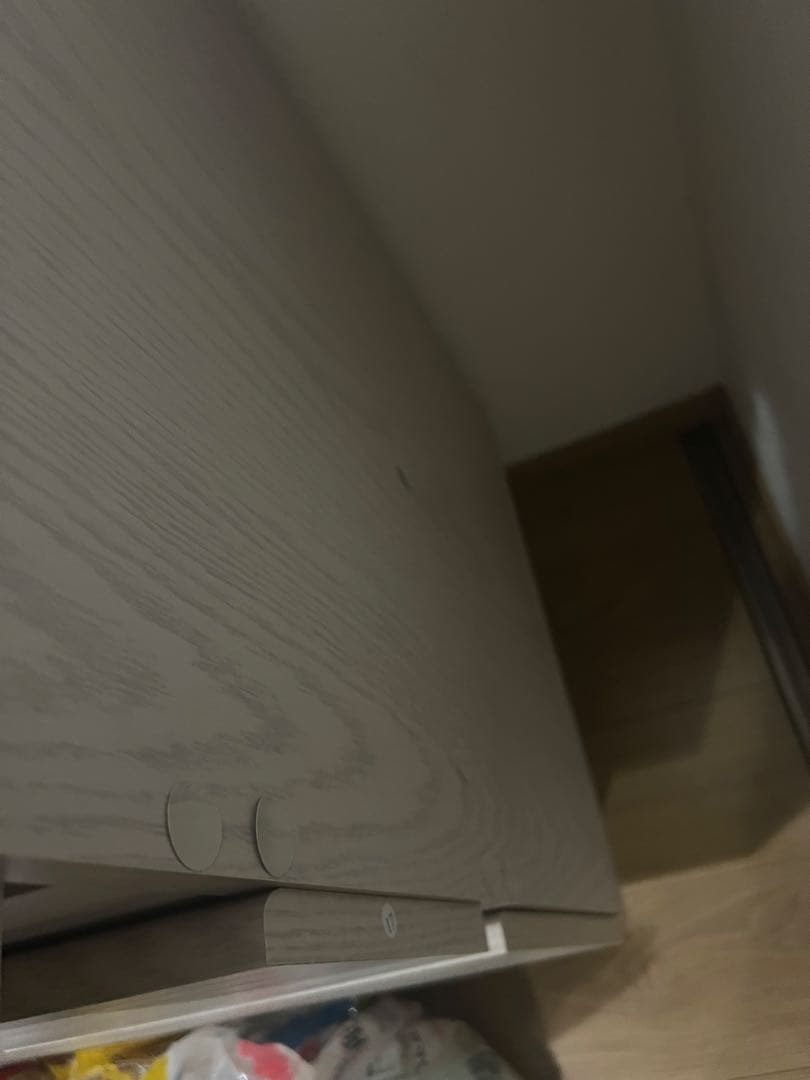 LOWYA キッチン棚収納　ホワイトウォッシュ