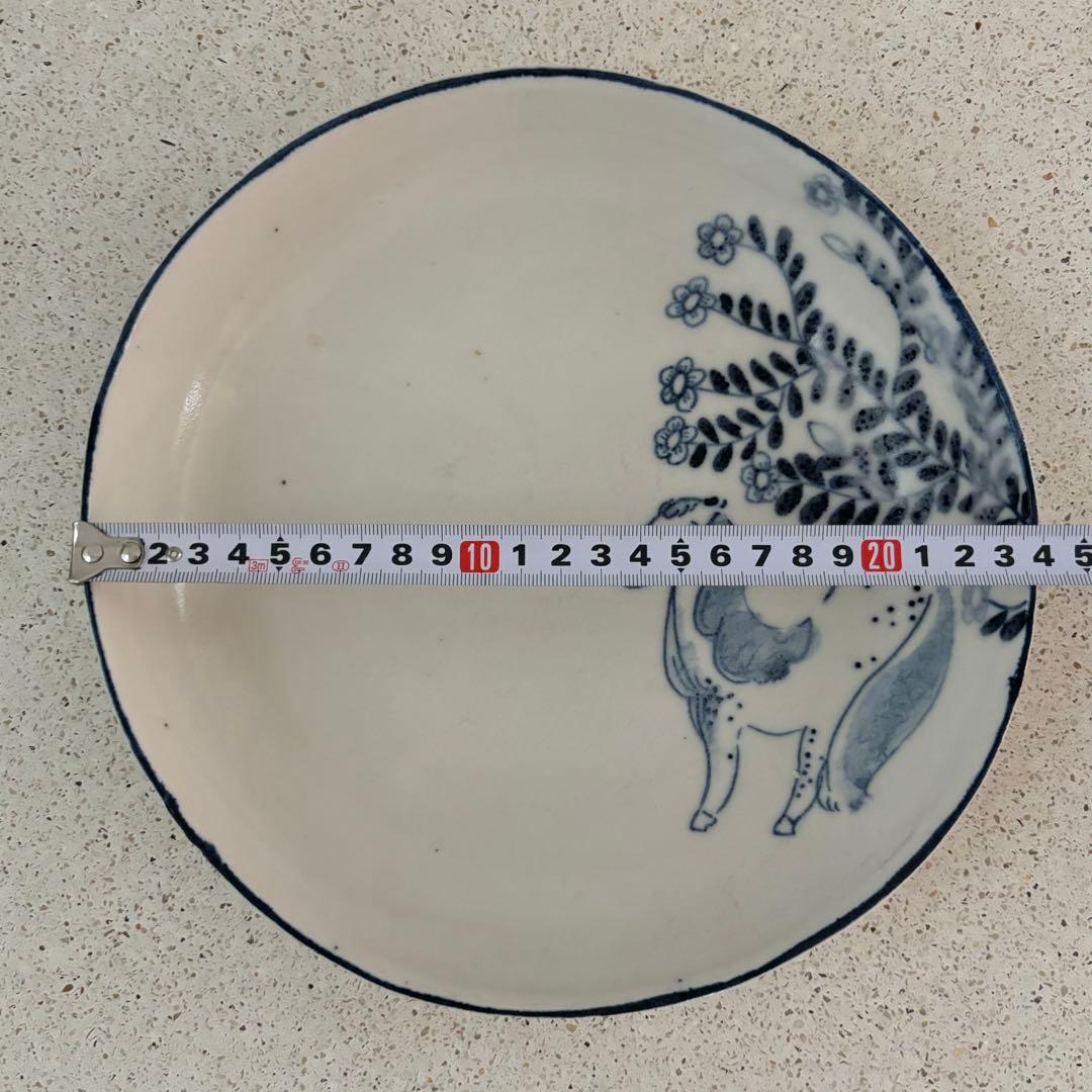 つちやまり　大皿プレート