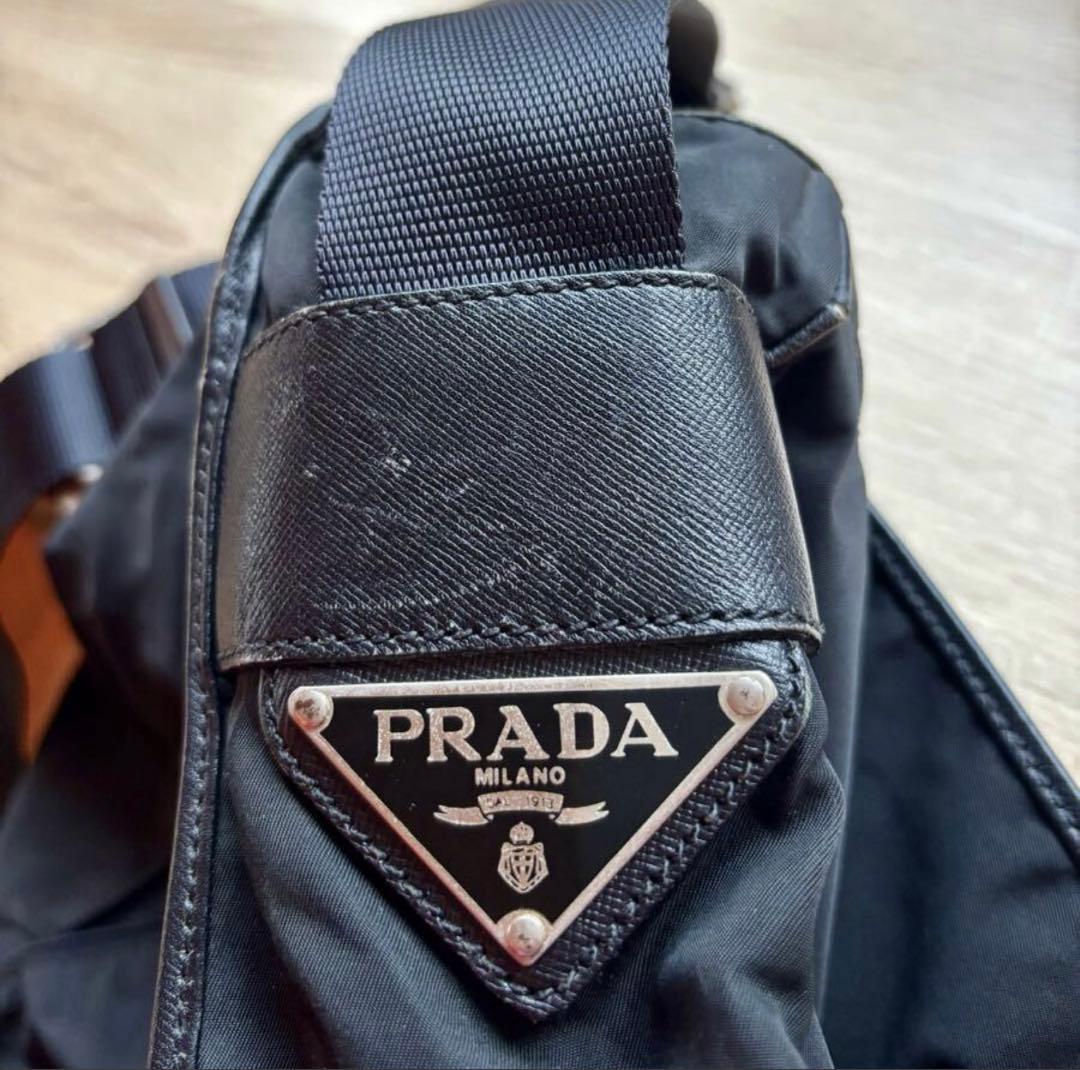 【正規品】プラダ　PRADA ナイロンメッセンジャーショルダーバッグ