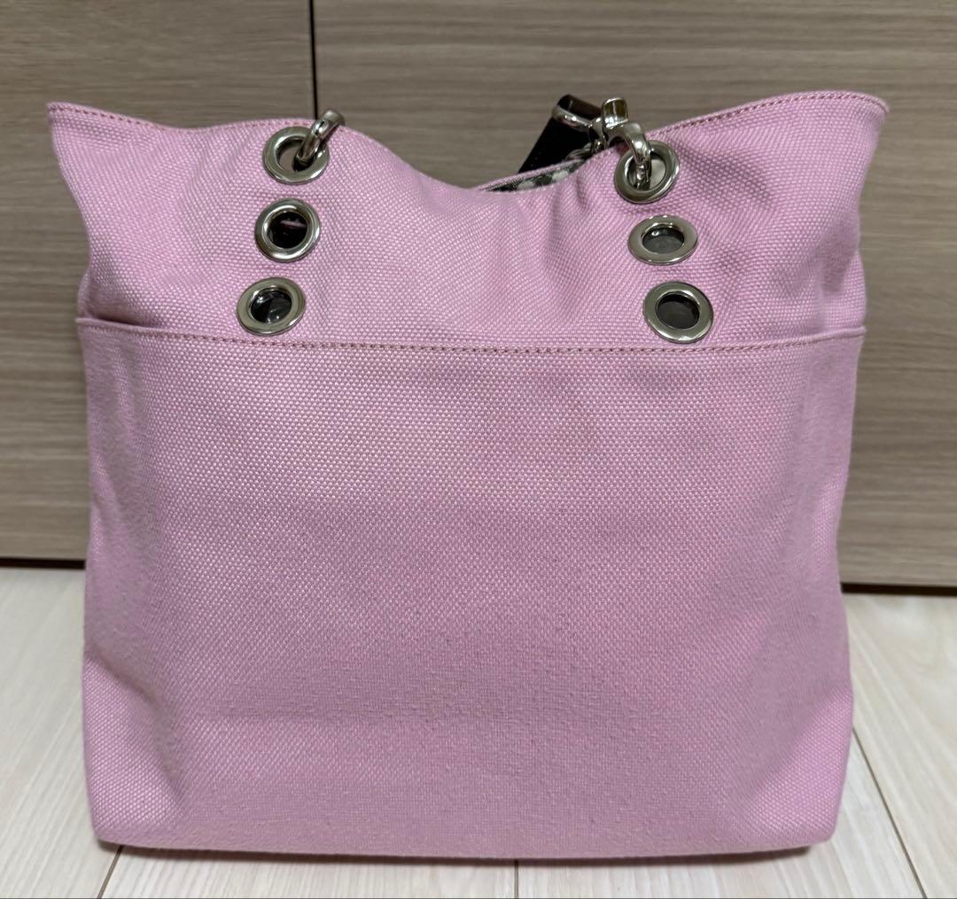 BURBERRY BLUE LABEL 2way トートバッグ ピンク チェック