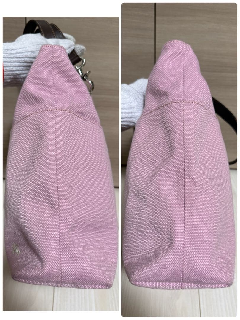 BURBERRY BLUE LABEL 2way トートバッグ ピンク チェック