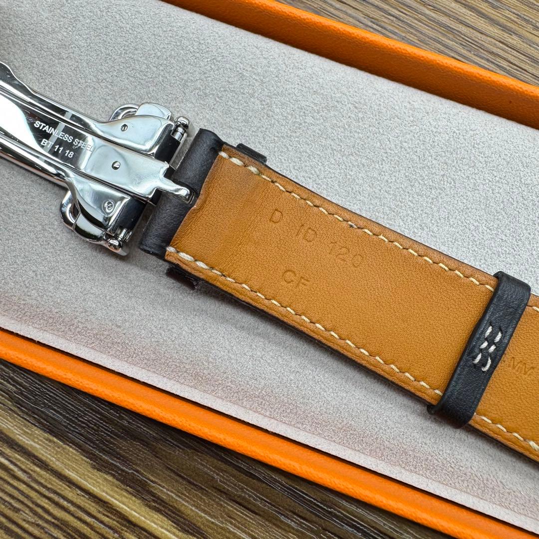 2530 ほぼ未使用Apple Watch エルメス　エベンヌ　バックル　レザー