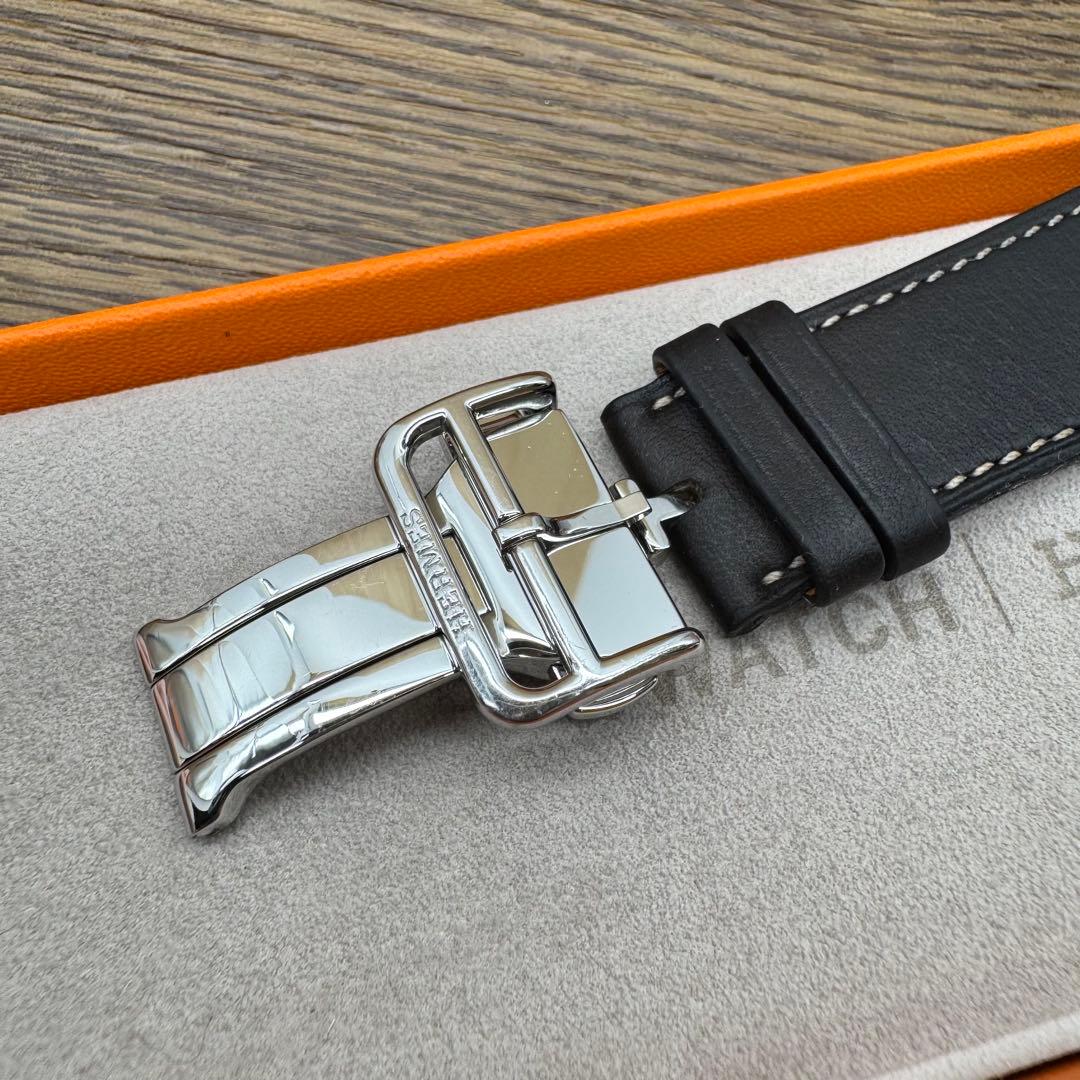 2530 ほぼ未使用Apple Watch エルメス　エベンヌ　バックル　レザー