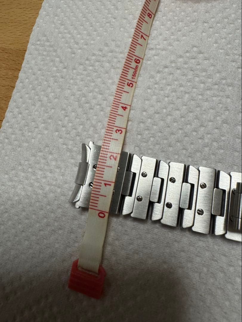 美品 パネライ　ルミノール　22mm幅　純正正規品　ステンレスベルト