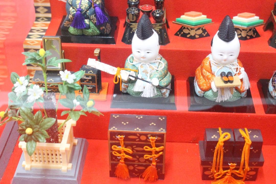 ♡まごころ雛 義光作 木目込 十五人揃 オルゴール ケース入