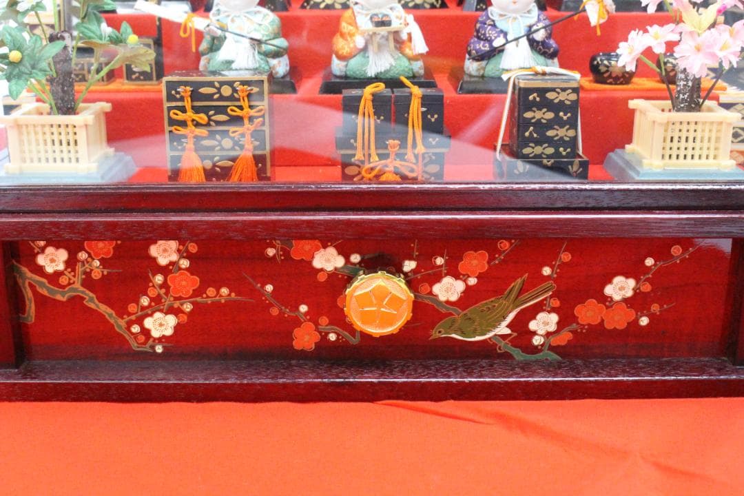 ♡まごころ雛 義光作 木目込 十五人揃 オルゴール ケース入