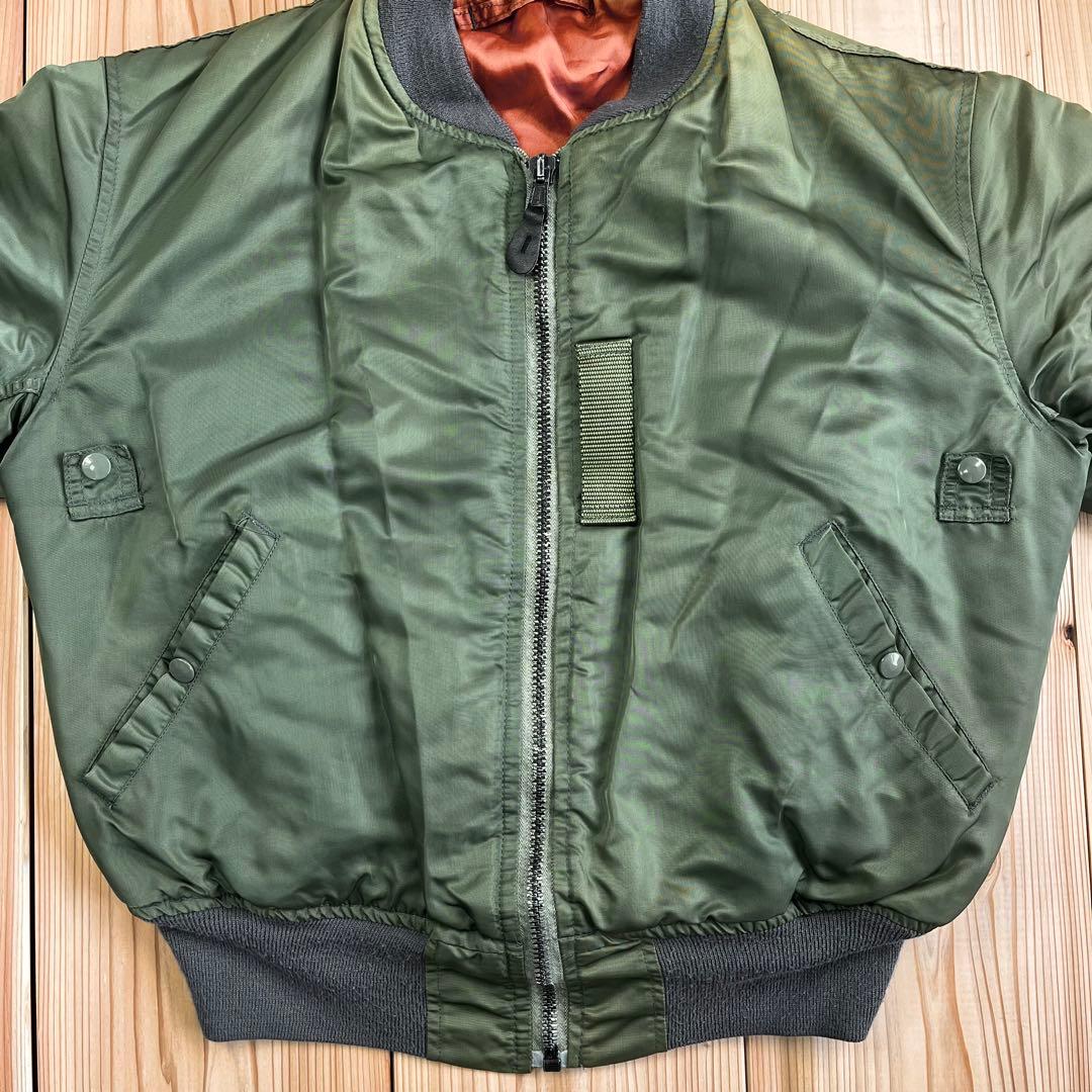 01M601◯ 80s〜 GREENBRIER USA製 MA-1 ジャケット