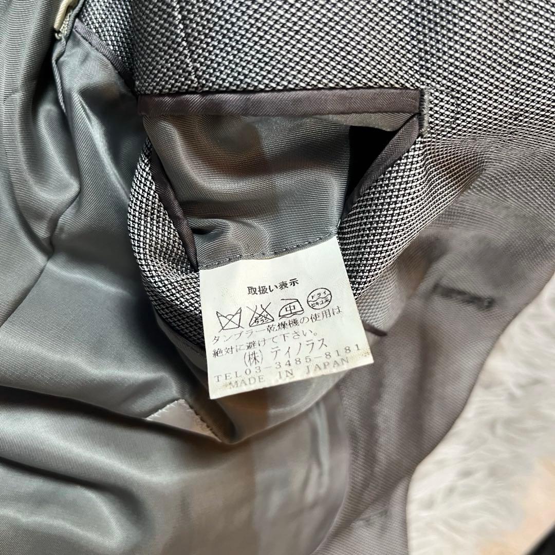 【早い者勝ち】MEN'S TENORAS スリーピース　スーツ　シルバー