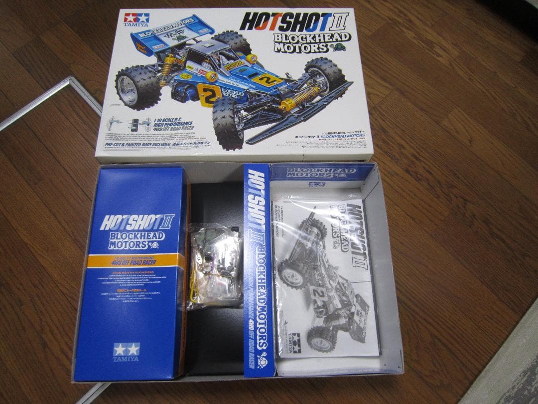 そうけんパパ 新品1/10タミヤホットショットⅡブロックヘッドモータース