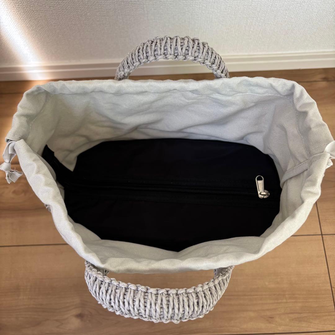 DEAN ＆ DELUCA クロッシェバスケットバッグ S（保冷バッグ付き）