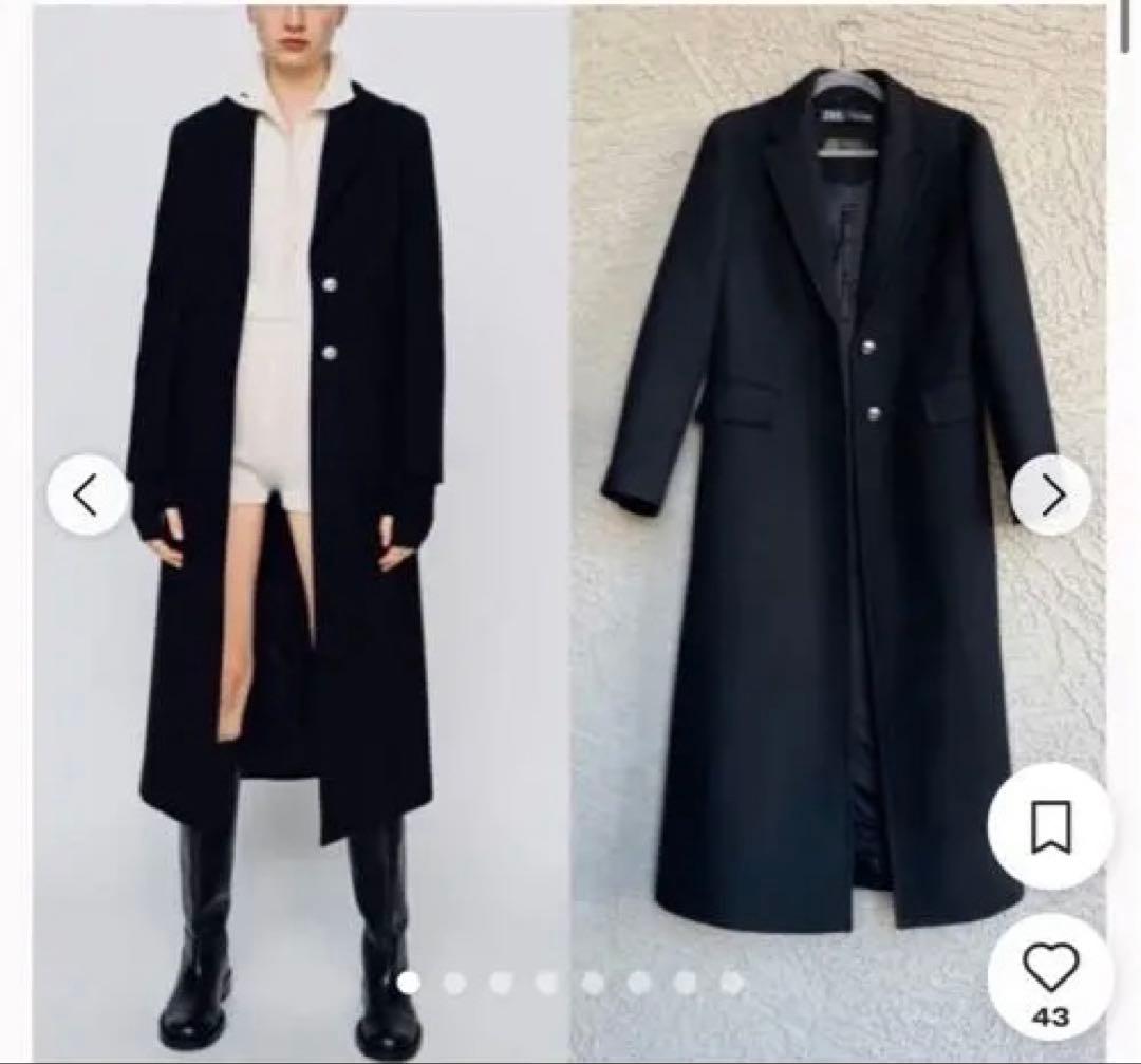 【ZARA manteco】チェスターコート