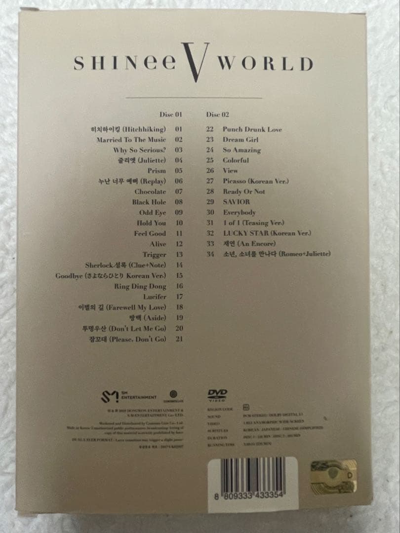 超お得‼️貴重なSHINee ソウルコンサート 1〜5 DVDセット 超美品✨