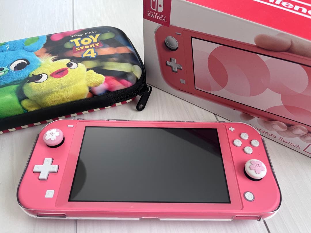 Nintendo Switch Lite ピンク 箱・ケース付き 美品