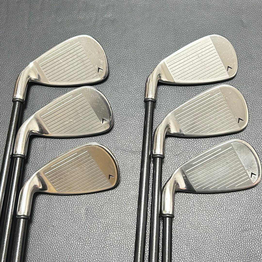 キャロウェイ ERC FUSION アイアン 6本 カーボンR