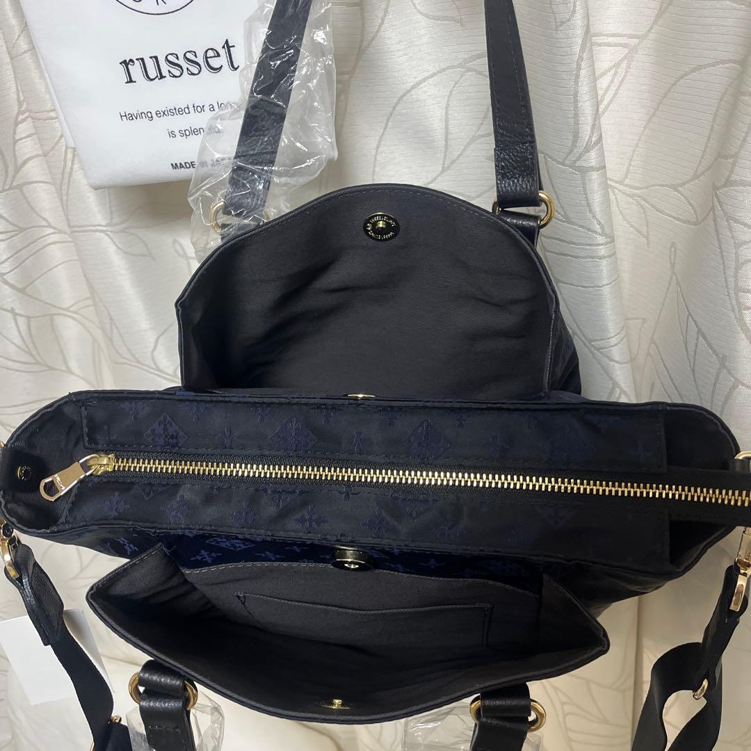 新品ラシット 今期[B5サイズ対応］ポケット多数三層構造お仕事2wayバッグ