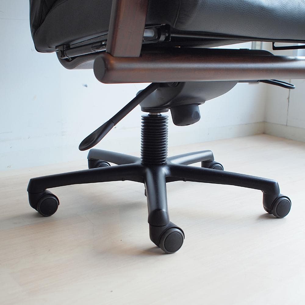 冨士ファニチア/FUJI FURNITURE 本革 デスクチェア ハイバック