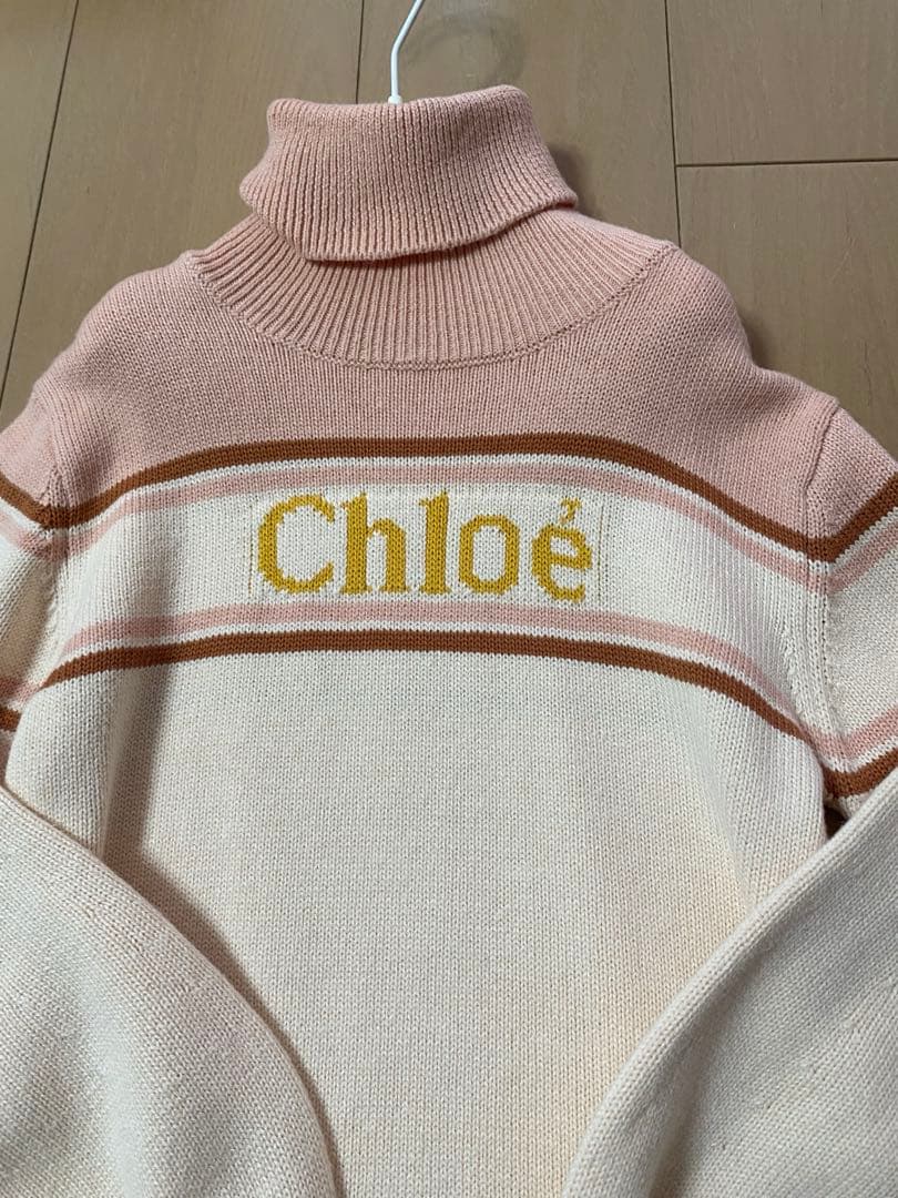 Chloe クロエ　キッズ　ニットワンピース　新品